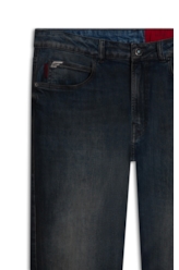 Calça High Comfort Stretch Slim Lav. Escuro