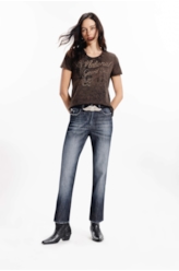Calça Hight Comfort Dark Flame Lav.Escuro C/ 3d+peq.Puíd