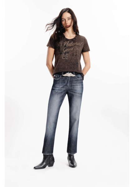 Calça Hight Comfort Dark Flame Lav.Escuro C/ 3d+peq.Puíd