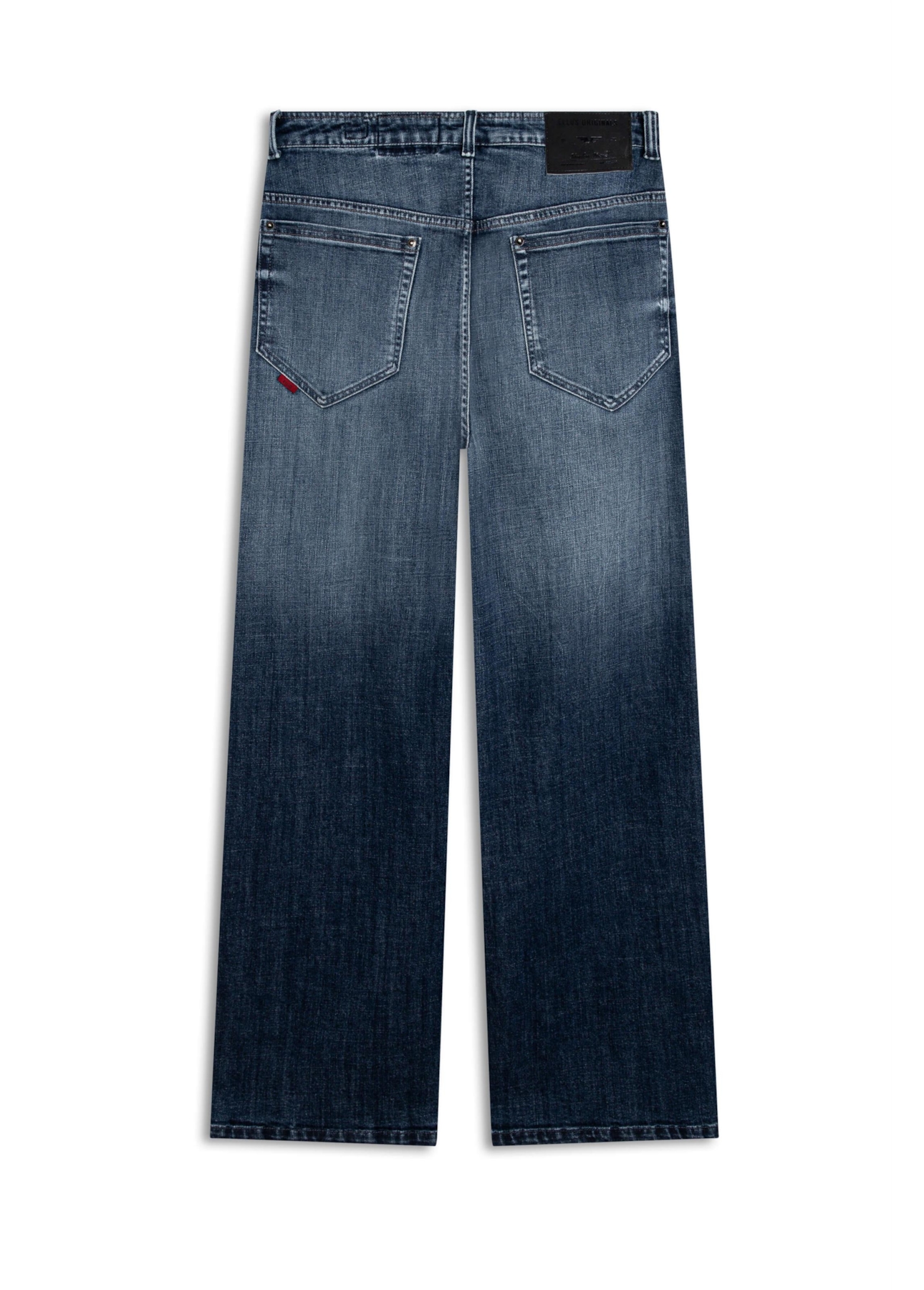 Calça Indigo Elastic Oversized 1864-Lav.Escuro C/ Grampo