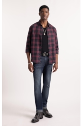 Calça Indigo Elastic Slim Filigrana Lav. Escuro