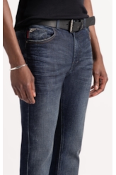Calça Indigo Elastic Slim Filigrana Lav. Escuro