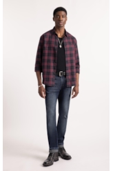 Calça Indigo Elastic Slim Filigrana Lav. Escuro