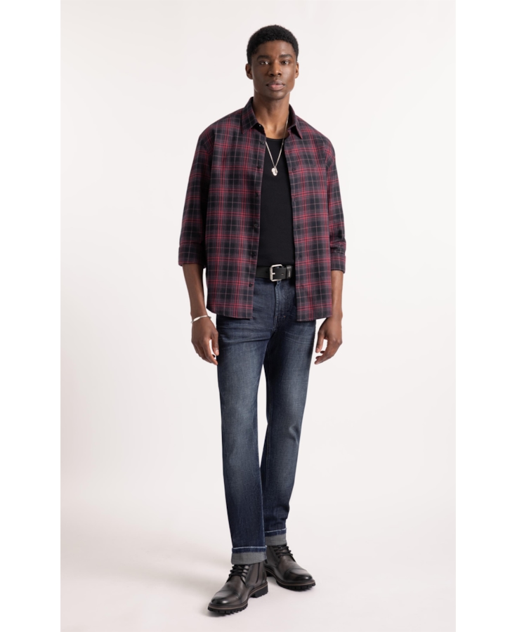 Calça Indigo Elastic Slim Filigrana Lav. Escuro