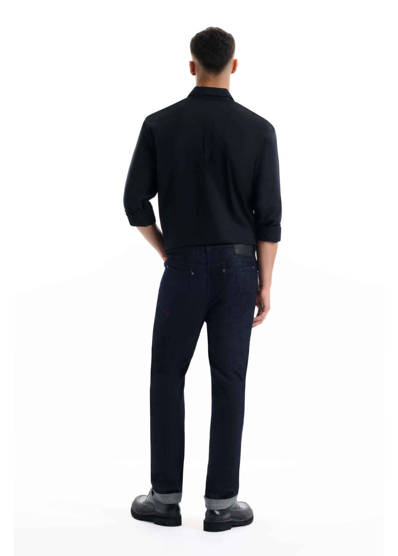 Calça Indigo Elastic Slim Lav.36 Amaciado C/ Resina