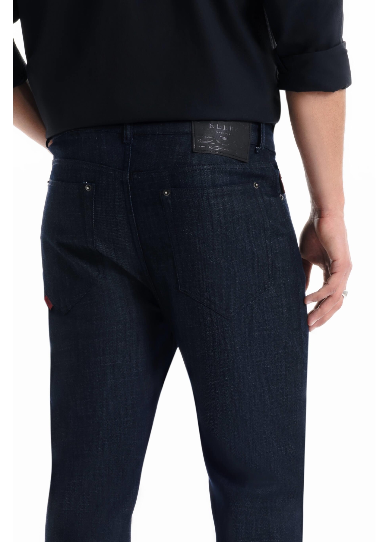 Calça Indigo Elastic Slim Lav.36 Amaciado C/ Resina