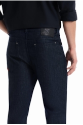 Calça Indigo Elastic Slim Lav.36 Amaciado C/ Resina