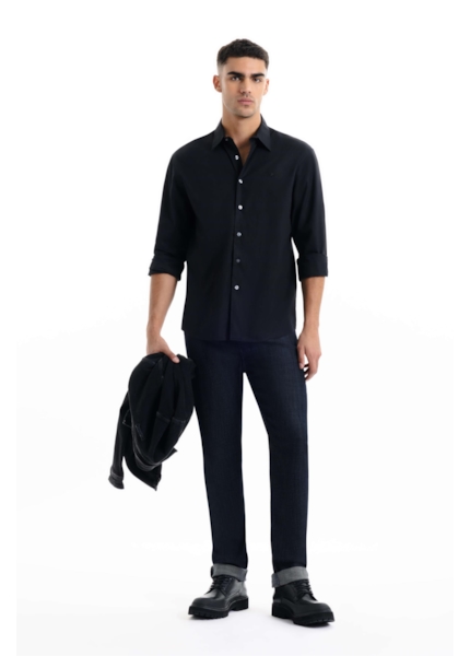 Calça Indigo Elastic Slim Lav.36 Amaciado C/ Resina