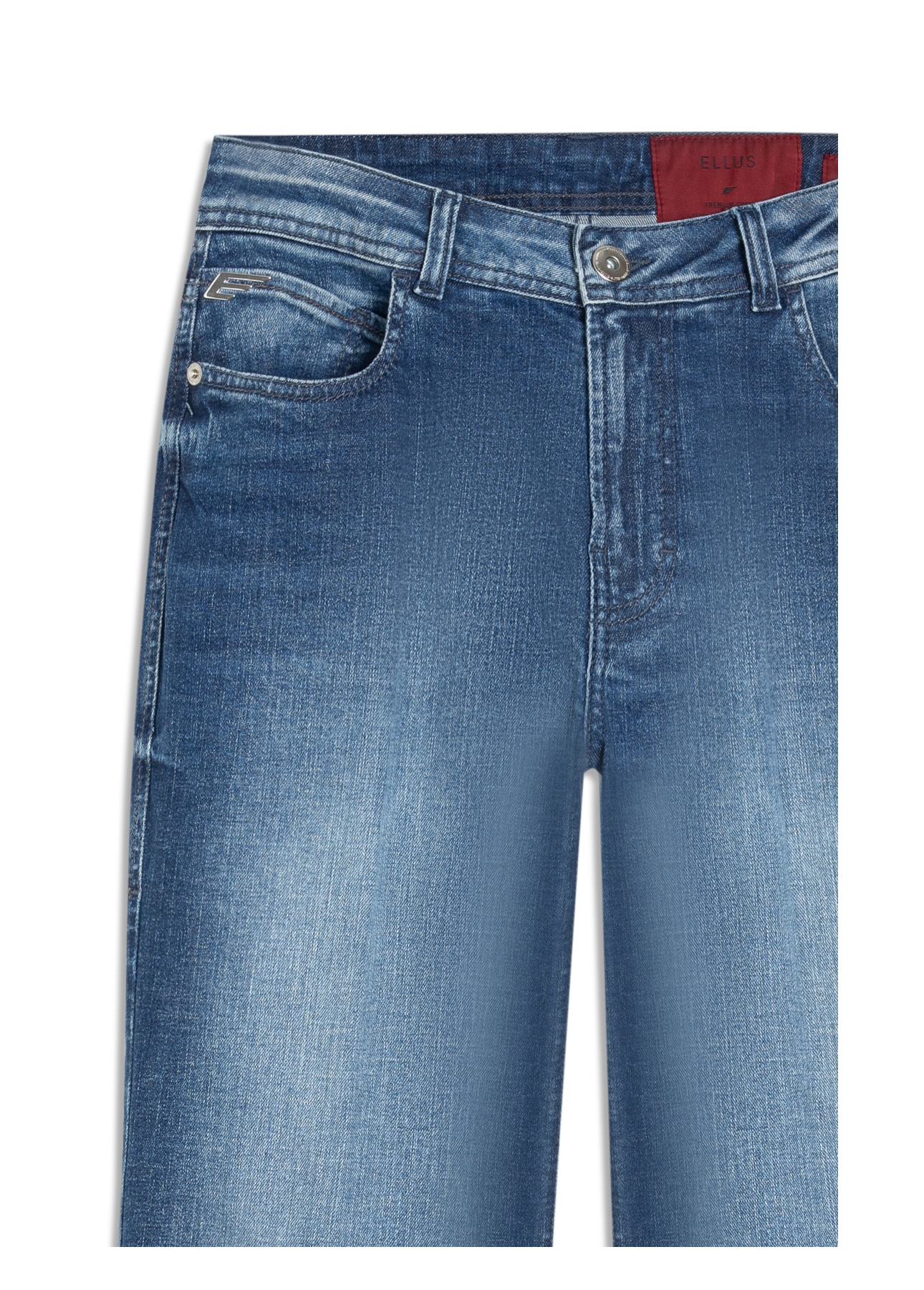 Calça Indigo Stretch  Reta Lav.Escuro
