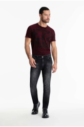 Calça Intense Black Ellus Lav.Black C/ Tie Dye
