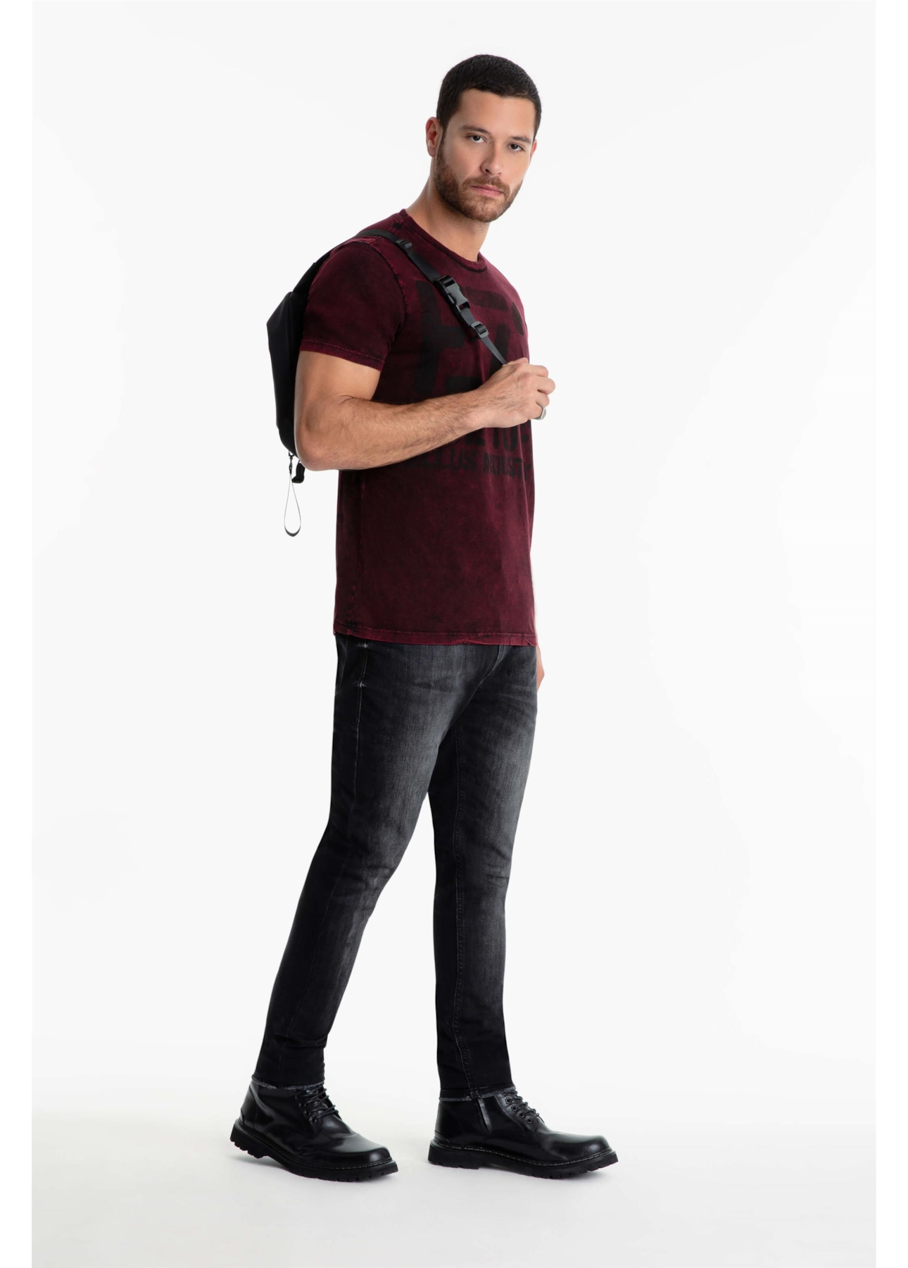 Calça Intense Black Ellus Lav.Black C/ Tie Dye