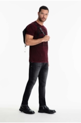 Calça Intense Black Ellus Lav.Black C/ Tie Dye