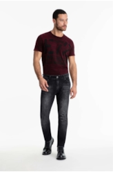 Calça Intense Black Ellus Lav.Black C/ Tie Dye