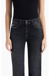 Calça Intense Black Flare Lav. Escuro C/ Tie Dye