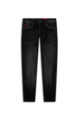 Calça Intense Black Motorcycle Easa Lav. Escuro C/3d e Puidos
