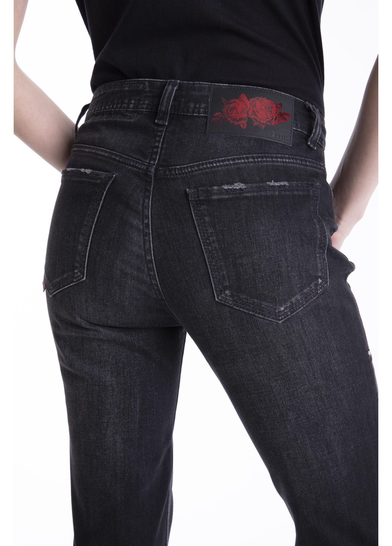 Calça Intense Black Skinny 1790-Lav.Black C/ Tie Dye