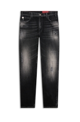 Calça Intense Black Slim Black C/ Cerzidos