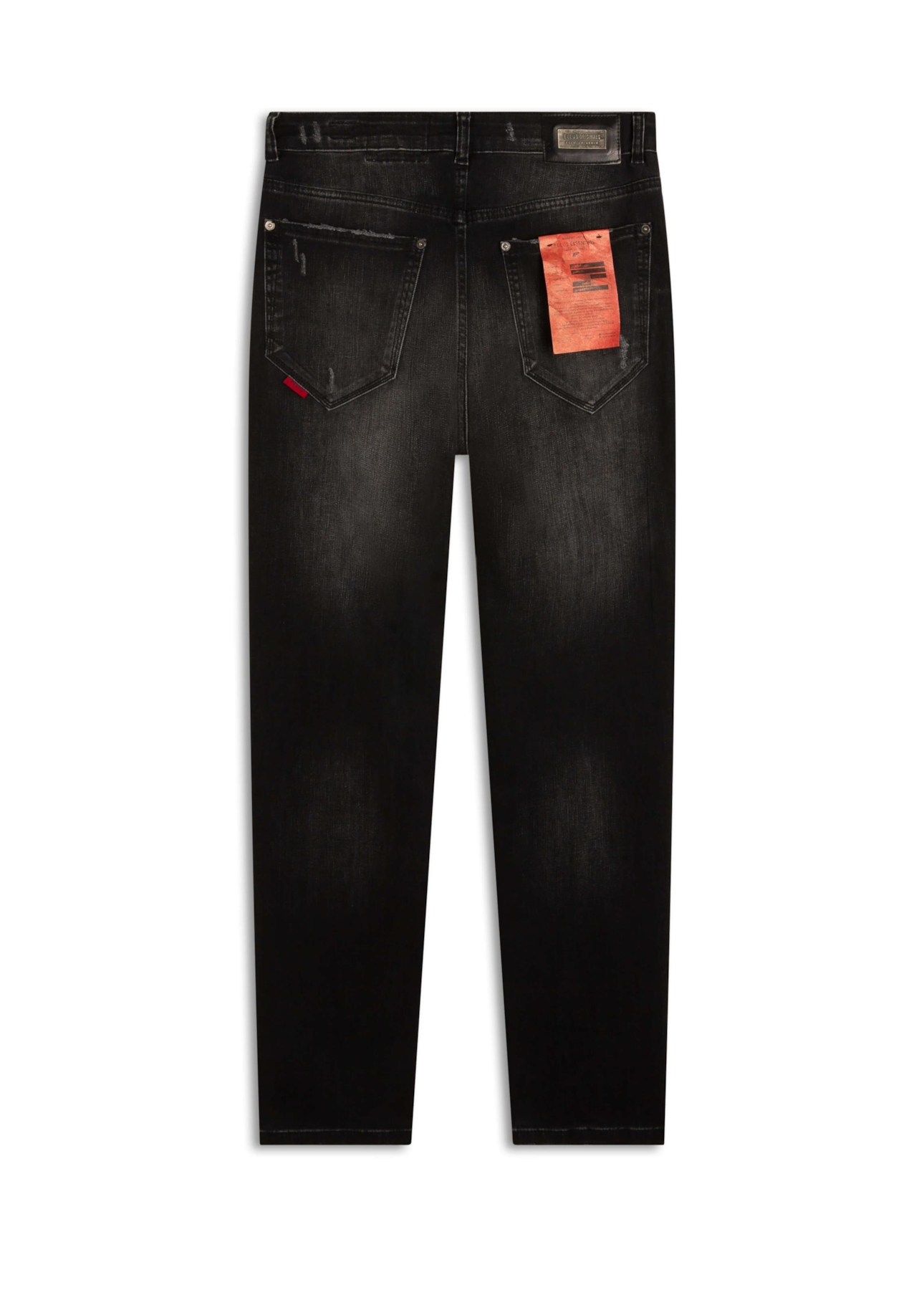 Calça Intense Black Slim Ellus 2003-Lav.Black C/ Puidos