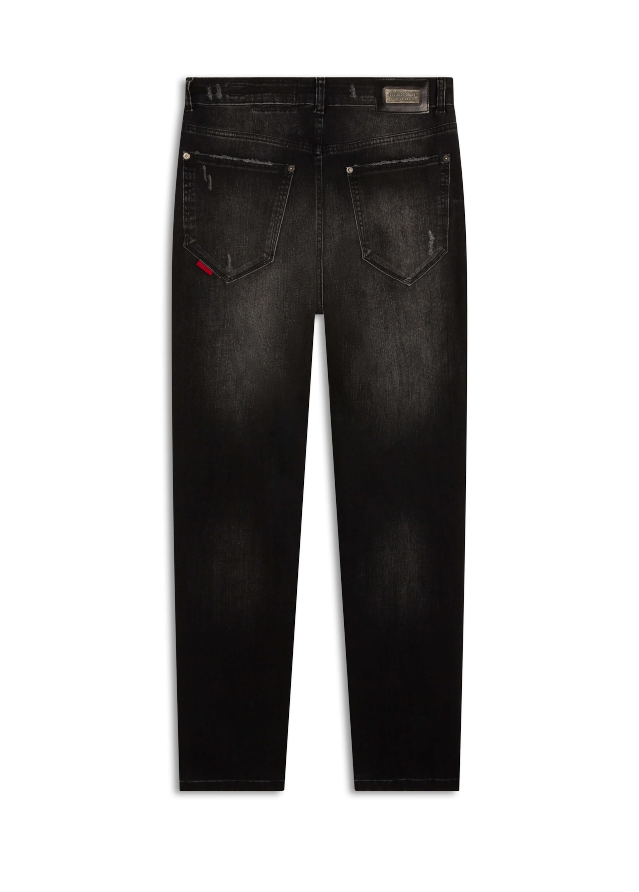 Calça Intense Black Slim Ellus 2003-Lav.Black C/ Puidos