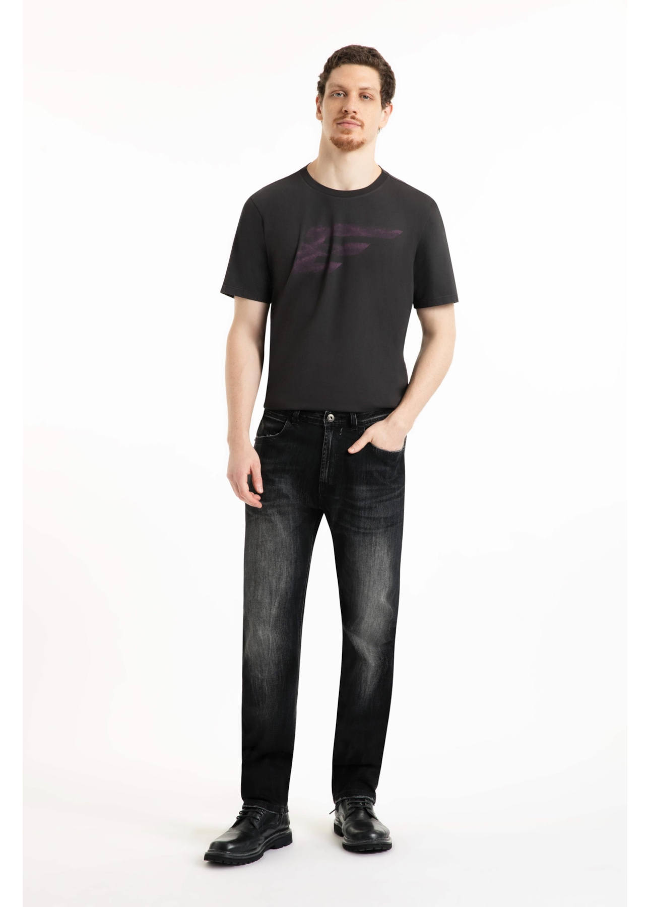 Calça Intense Black Slim Lav.Escuro
