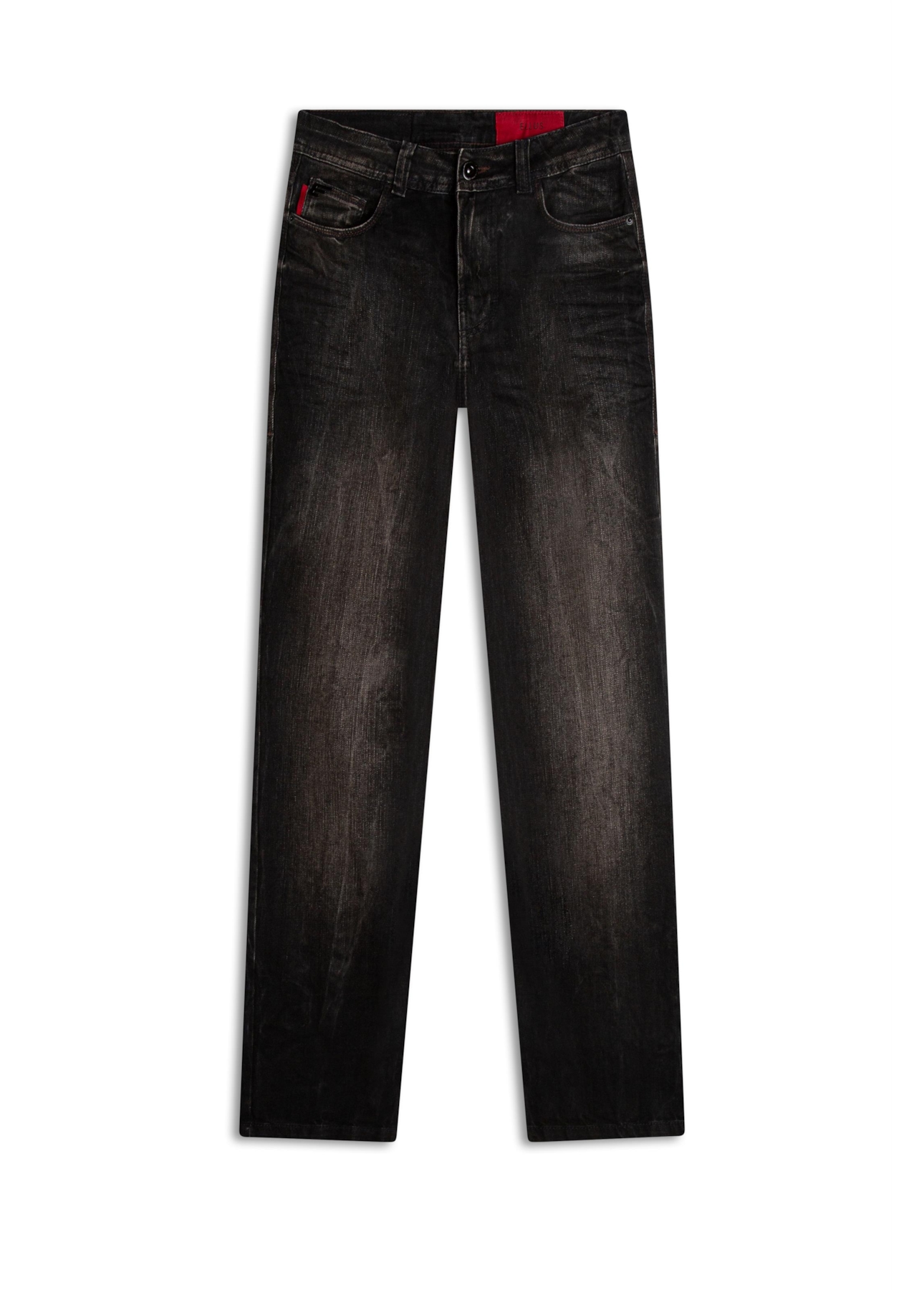 Calça Intense Black (Slim) Lav.Escuro C/ Rede e Jato