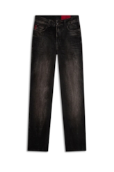 Calça Intense Black (Slim) Lav.Escuro C/ Rede e Jato