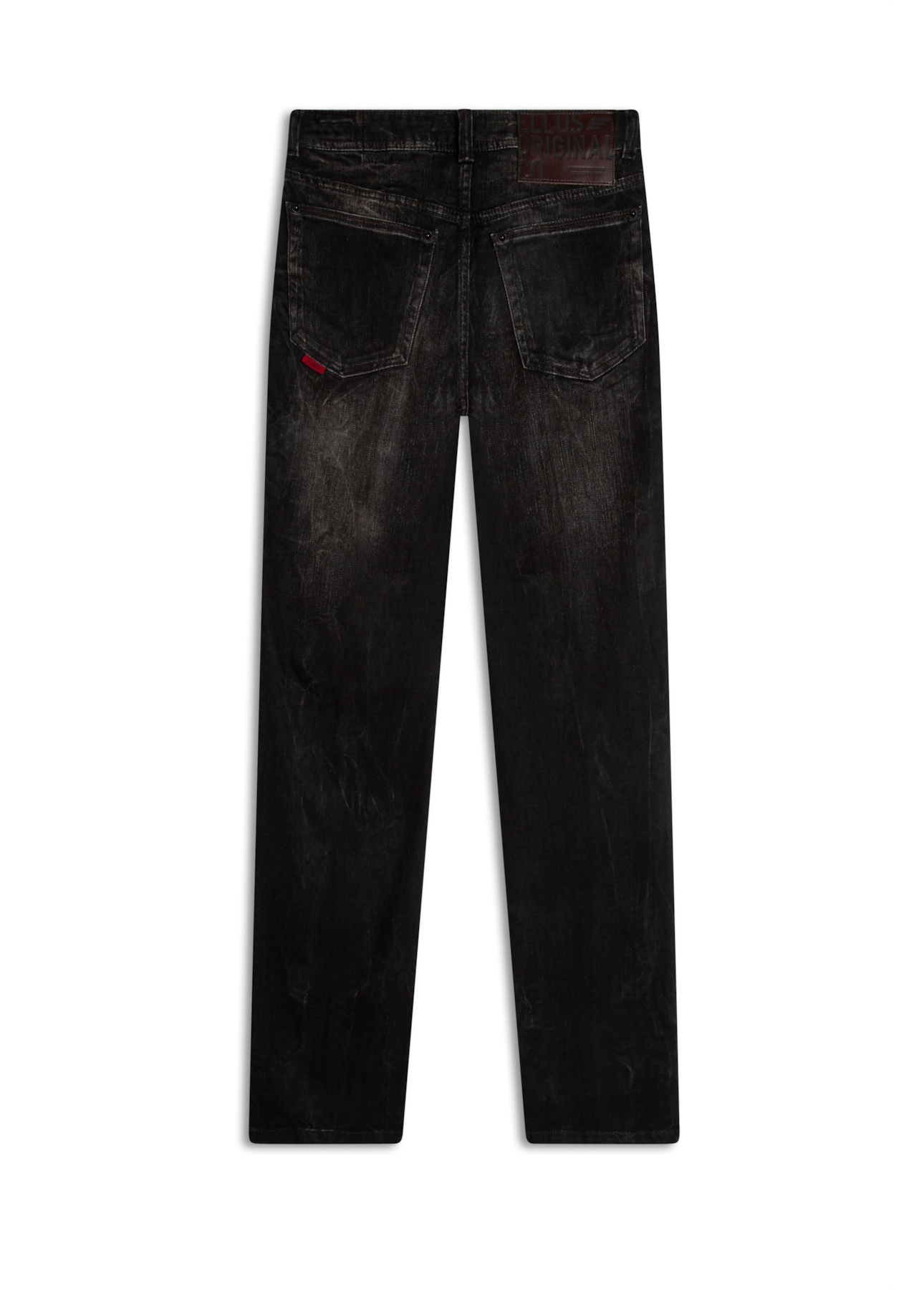 Calça Intense Black (Slim) Lav.Escuro C/ Rede e Jato