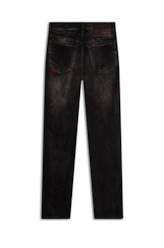 Calça Intense Black (Slim) Lav.Escuro C/ Rede e Jato