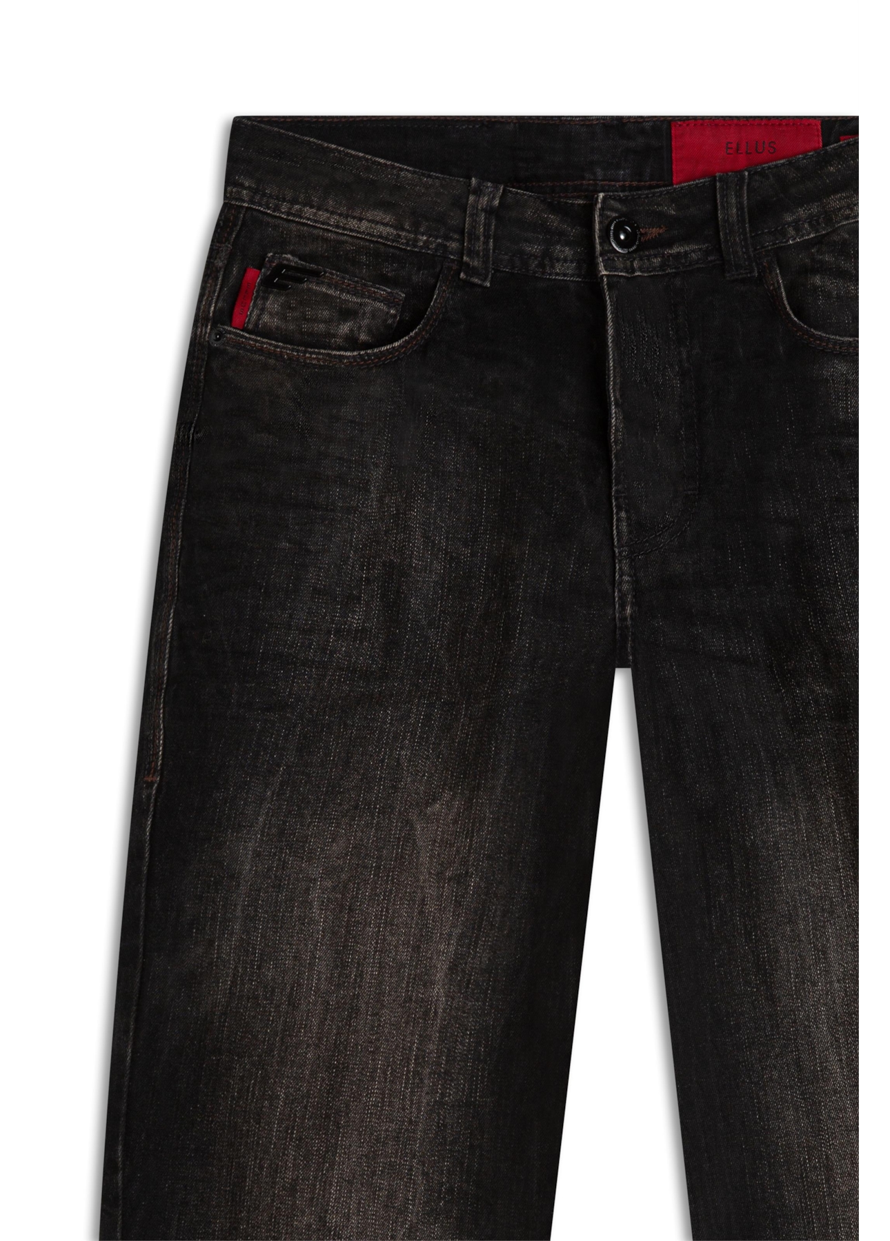 Calça Intense Black (Slim) Lav.Escuro C/ Rede e Jato