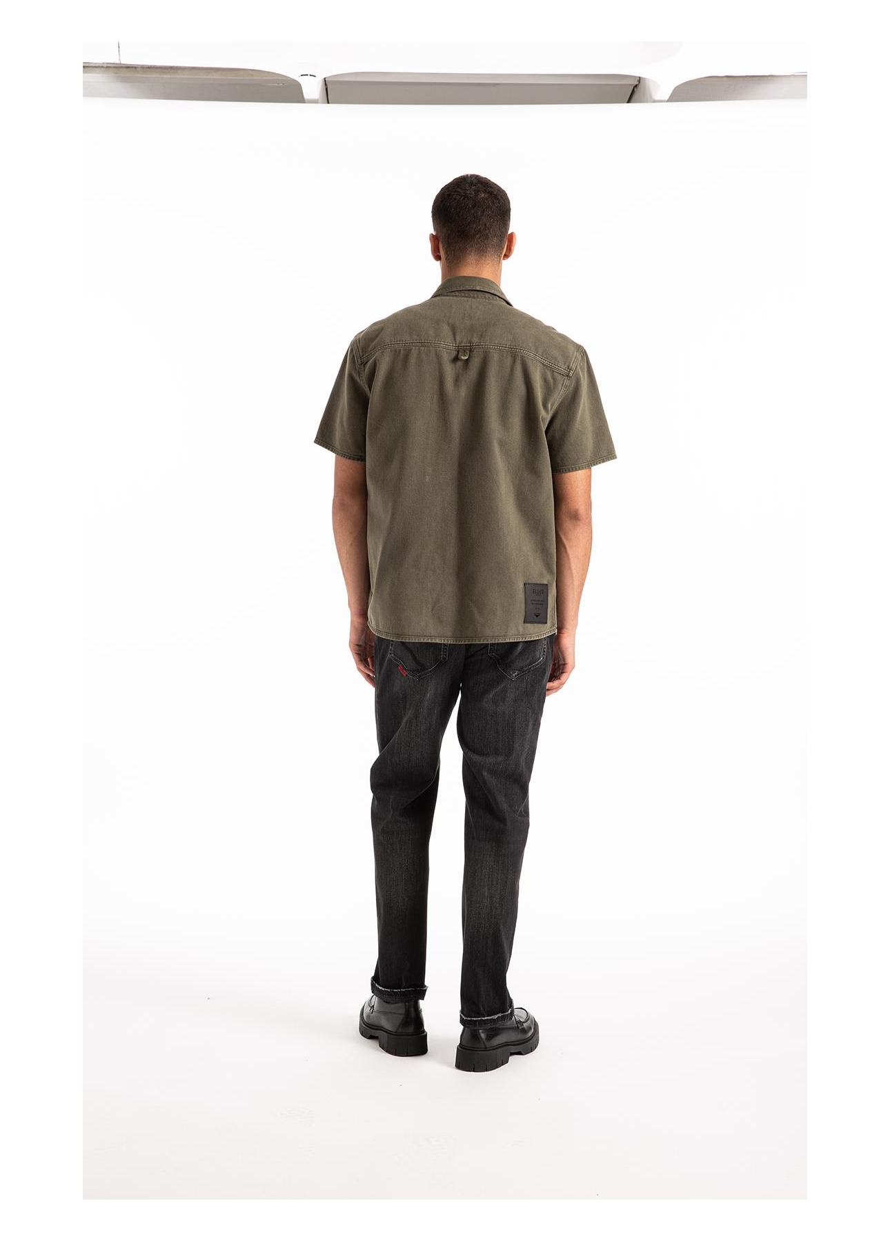 Calça Intense Black Straight Lav. Escuro C/ Tie Dye