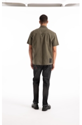 Calça Intense Black Straight Lav. Escuro C/ Tie Dye