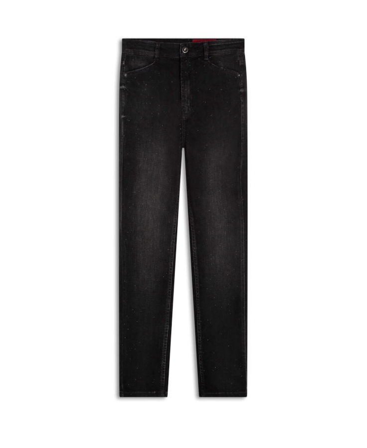 Calça Intense Gisele Lav.Black C/Glitter Pto+p