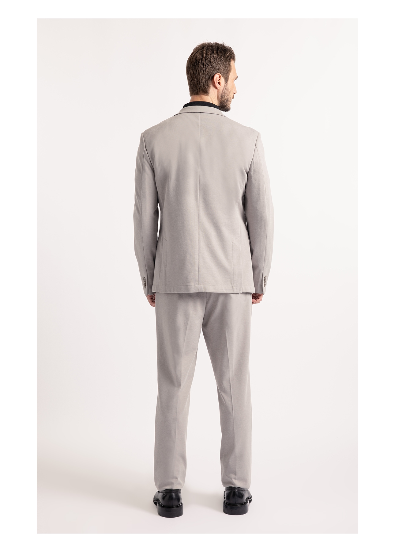 Calça Interlock Knitted Cinza Claro