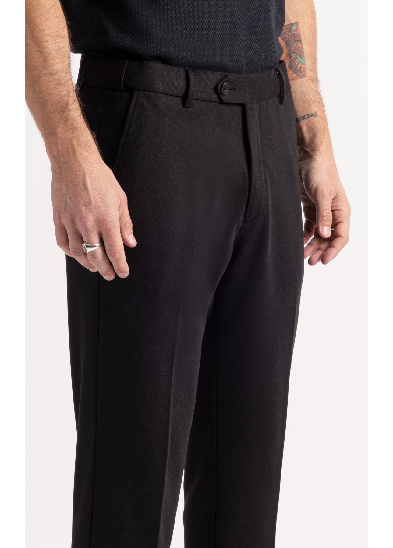 Calça Interlock Knitted Preto