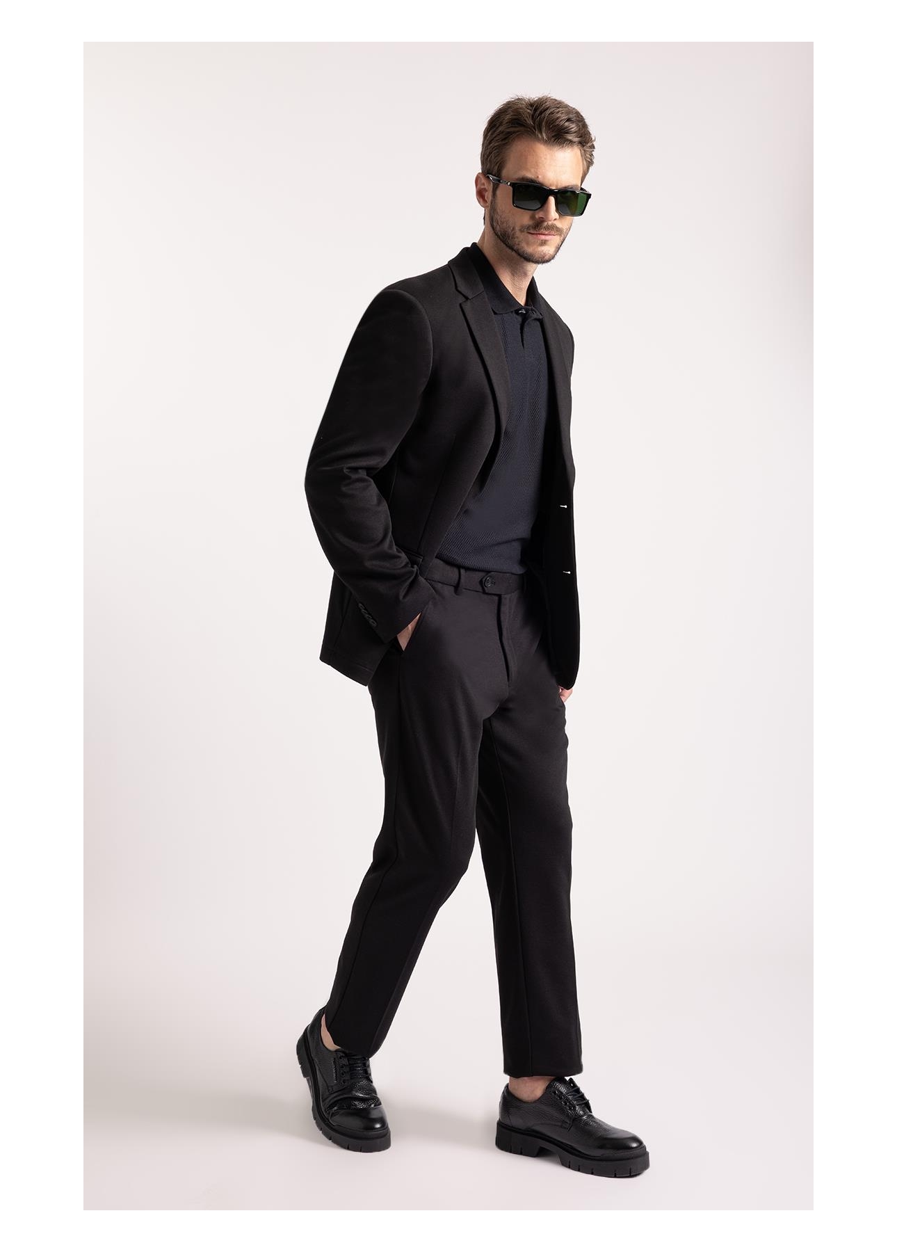 Calça Interlock Knitted Preto