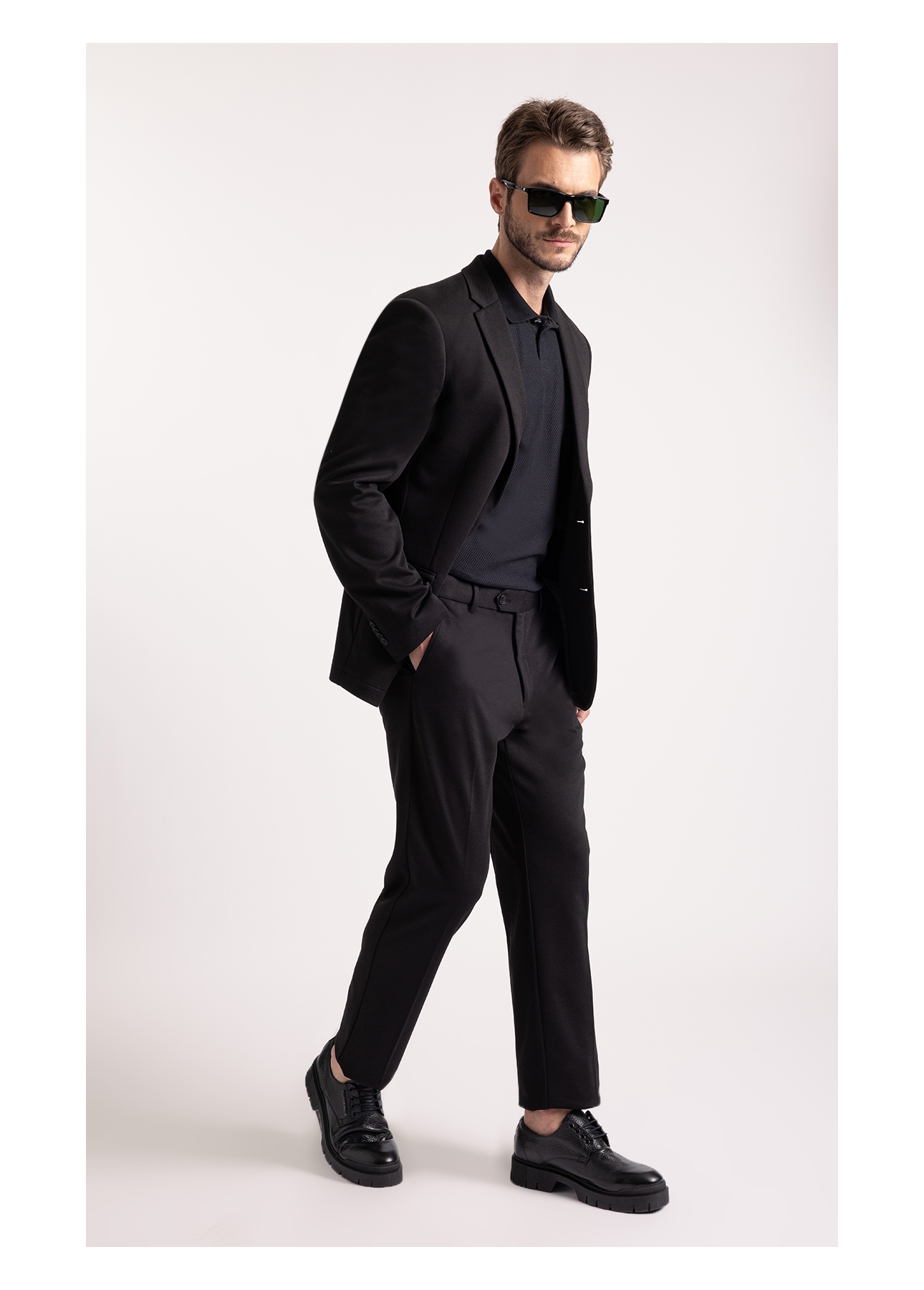 Calça Interlock Knitted Preto