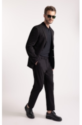 Calça Interlock Knitted Preto