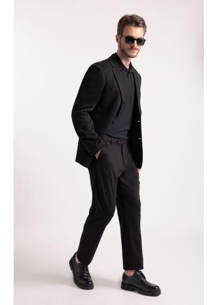 Calça Interlock Knitted Preto