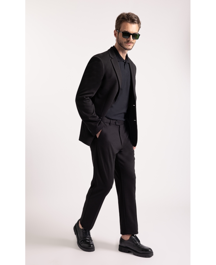 Calça Interlock Knitted Preto