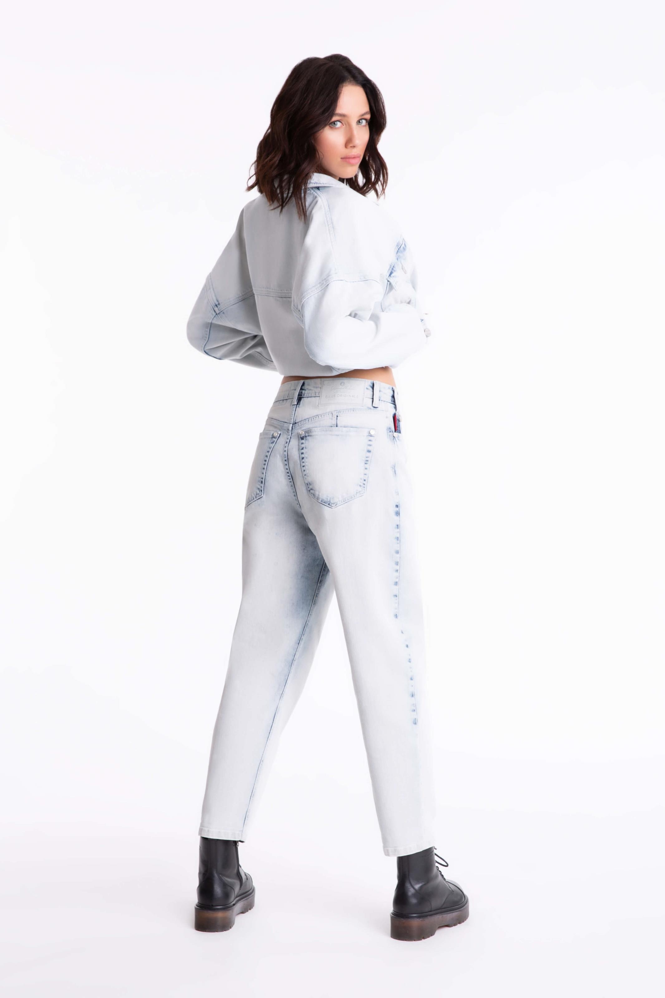 Na.e Wide Loose Jeans _Deep Blue 通常丈M Calça Jeans Baggy Deep Blue Lav.Clarissimo C/ Reserva