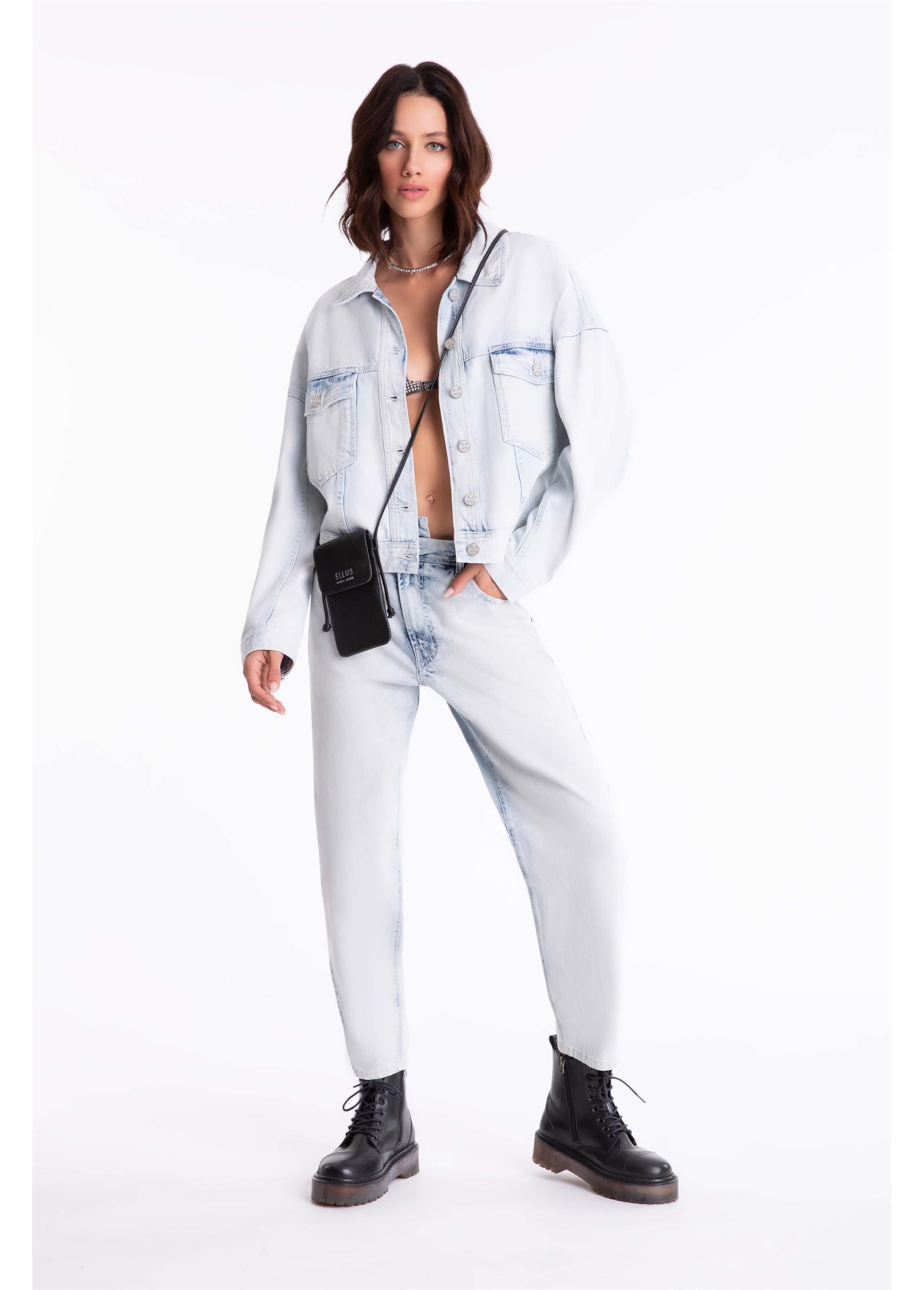 Calça Jeans Baggy Deep Blue Lav.Clarissimo C/ Reserva