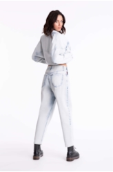 Calça Jeans Baggy Deep Blue Lav.Clarissimo C/ Reserva