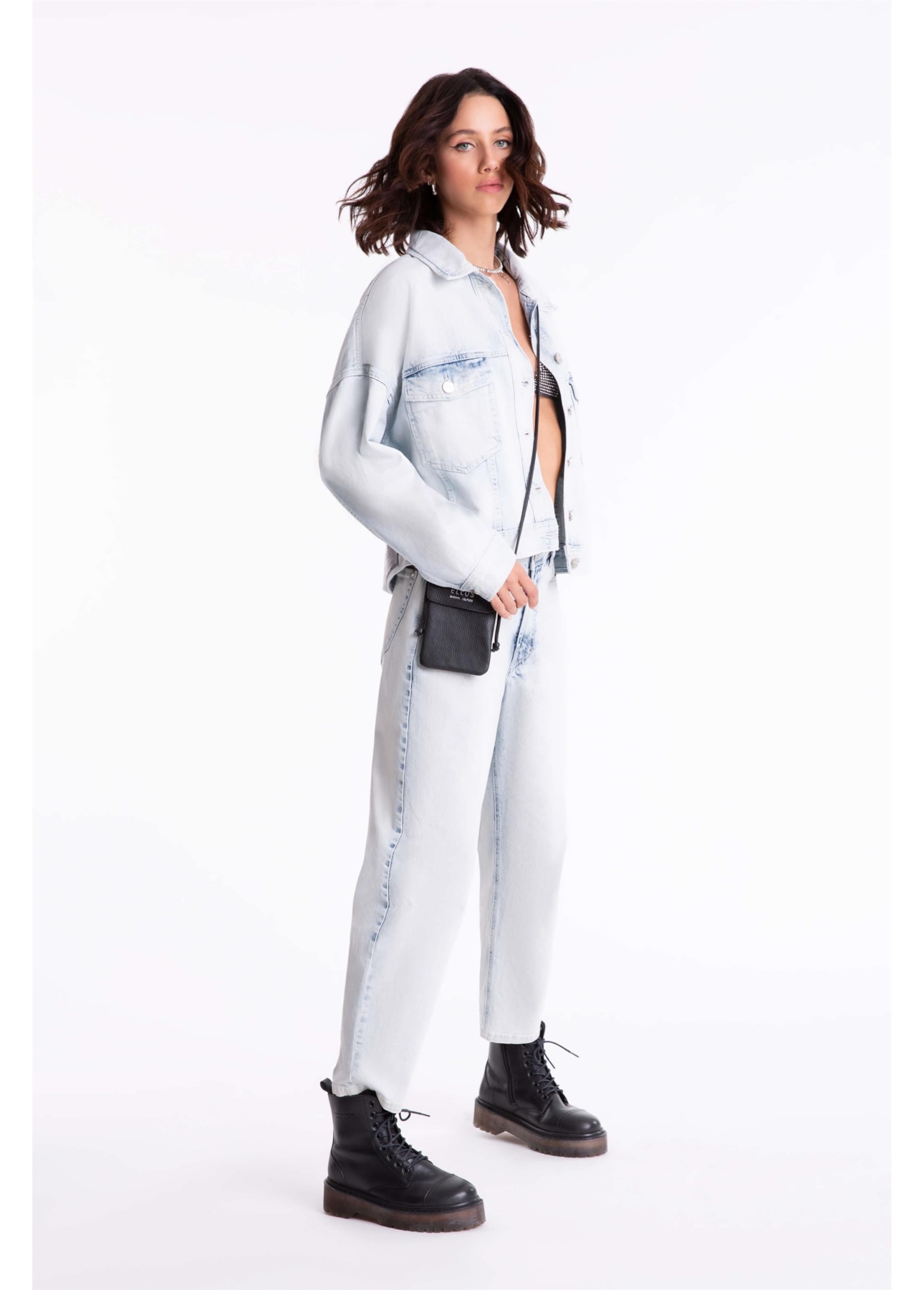 Calça Jeans Baggy Deep Blue Lav.Clarissimo C/ Reserva