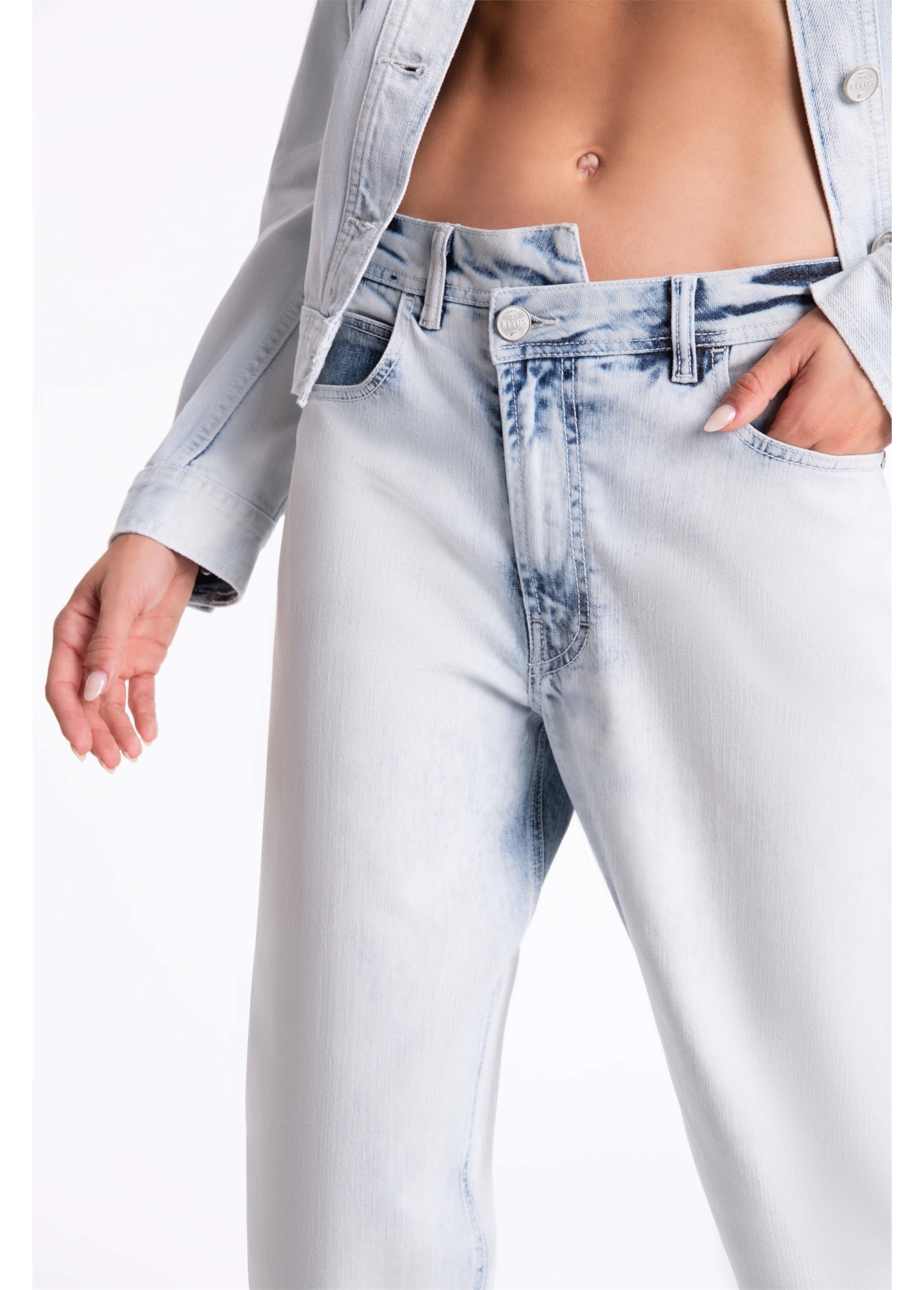 Calça Jeans Baggy Deep Blue Lav.Clarissimo C/ Reserva
