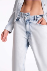 Calça Jeans Baggy Deep Blue Lav.Clarissimo C/ Reserva