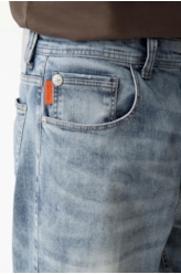 Calça Jeans Baggy Deep Blue Lav.Claro C/ Foam