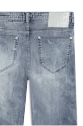 Calça Jeans Baggy Deep Blue Lav.Claro C/ Foam
