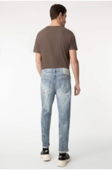 Calça Jeans Baggy Deep Blue Lav.Claro C/ Foam