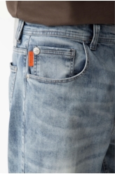 Calça Jeans Baggy Deep Blue Lav.Claro C/ Foam