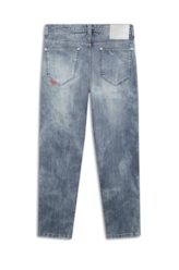 Calça Jeans Baggy Deep Blue Lav.Claro C/ Foam